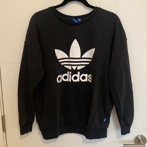 Black Adidas Crewneck sweatshirt